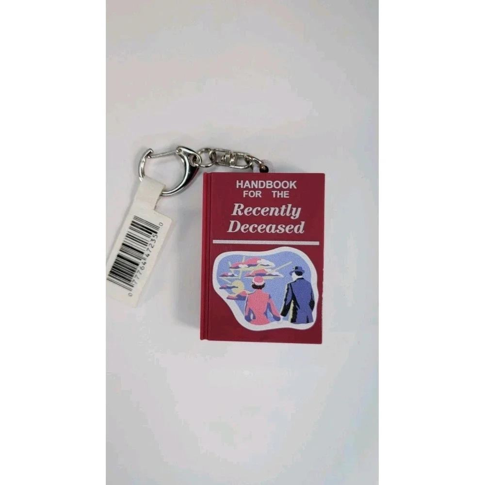 Beetlejuice Handbook For The Recently Deceased Keychain